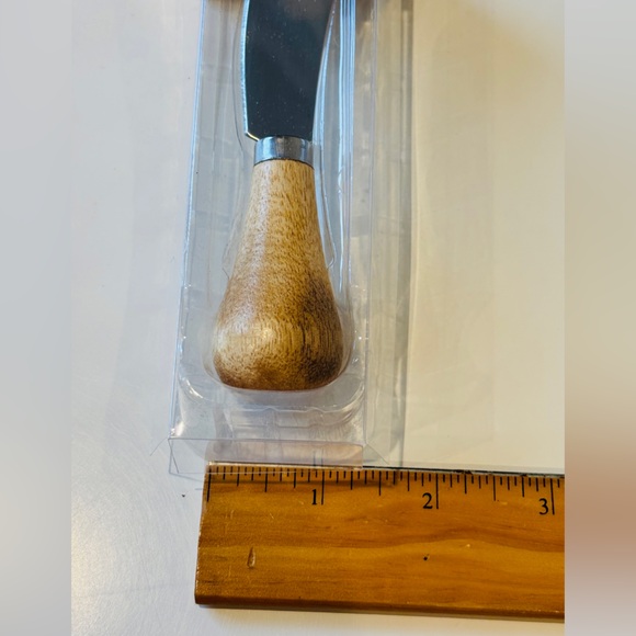 Mini Butter & Cheese Knife Wood Charcuterie Hostess Gift chef Kitchen NWOT - Picture 14 of 14